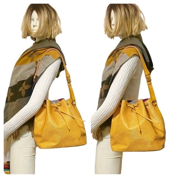 LOUIS VUITTON Epi Leather Petit Noe Bucket Bag 💼 - Picture 4 of 17